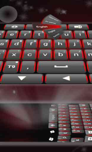 Black Red Keyboard 2