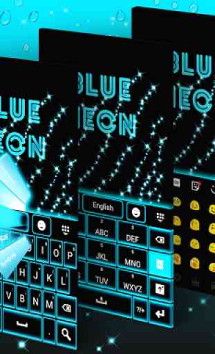 Blue Neon GO Keyboard 2