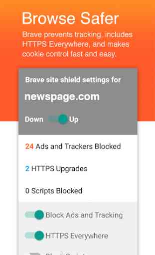Brave Browser: Fast AdBlock 2