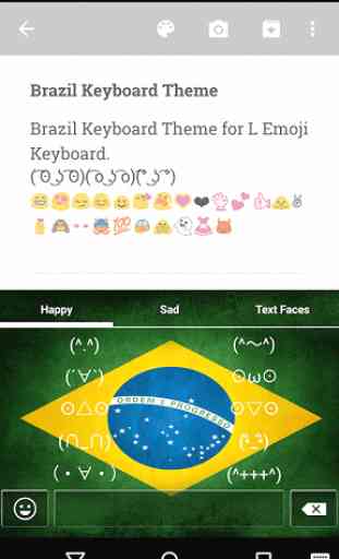 Brazil Keyboard Emoji Keyboard 3