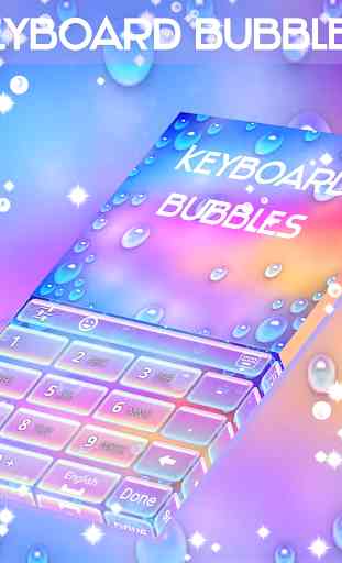 Bubbles Keyboard Theme 4