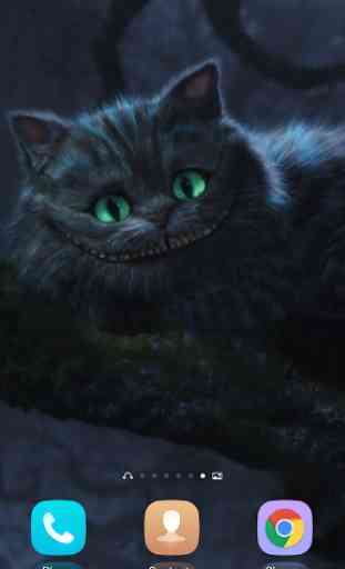 Cheshire Cat HD Live Wallpaper 3