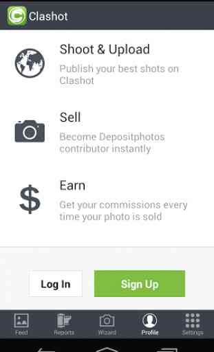 Clashot: Take pics, make money 1