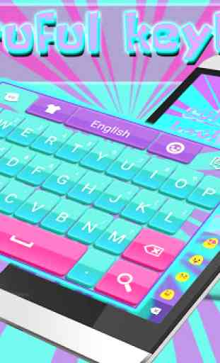 Colorful Keyboard for Android 3