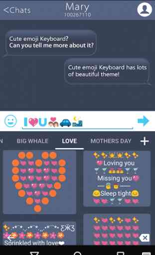 Concise Black  Emoji Keyboard 3