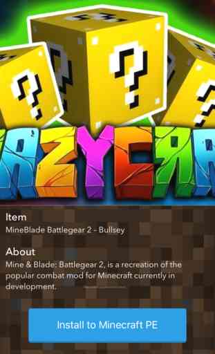 Crazy Craft PE for Minecraft Pocket Addons Edition 2