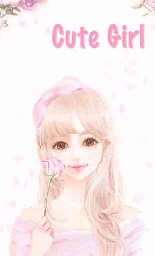 Cute Pink Girl Theme Rose Gold 1