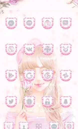 Cute Pink Girl Theme Rose Gold 3