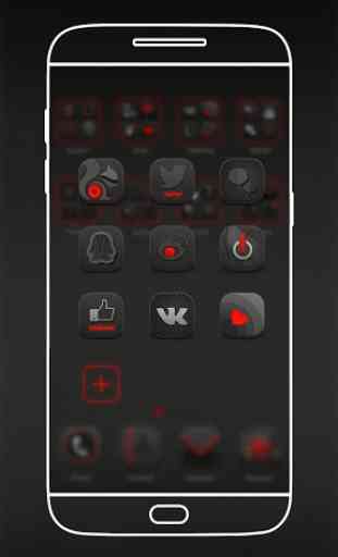 Dance with Red Launcher Theme 3