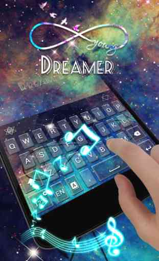 Dreamer Pro GO Keyboard Theme 3