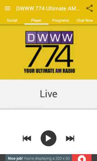 DWWW 774 Ultimate AM Radio 1