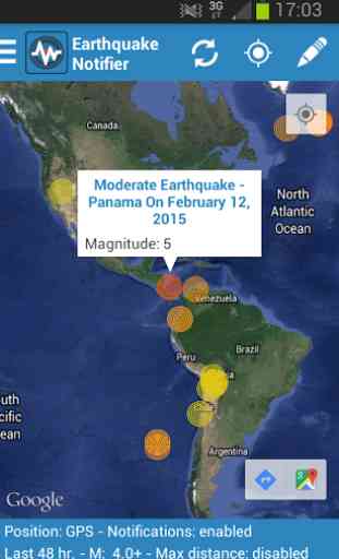 Earthquake Notifier 4