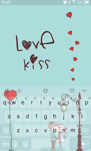 Emoji Keyboard-Love Kiss 1