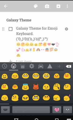 Emoji Keyboard Skin for Galaxy 2