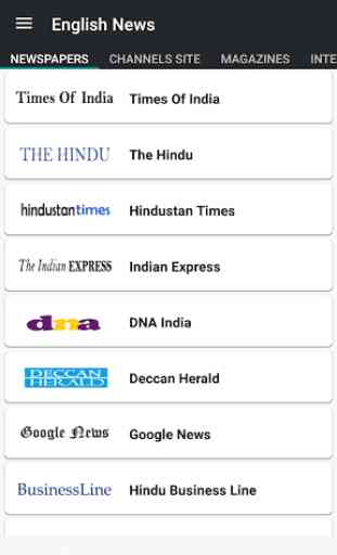 English News India Newspapers 3
