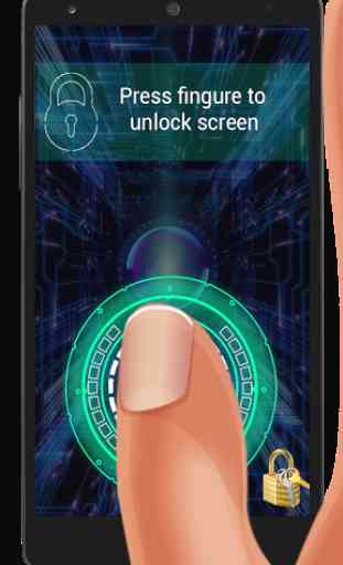 Fingerprint app Lock Simulator 1