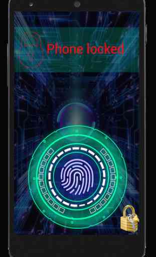 Fingerprint app Lock Simulator 2