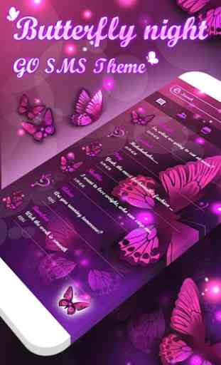 (FREE) GO SMS BUTTERFLY THEME 1