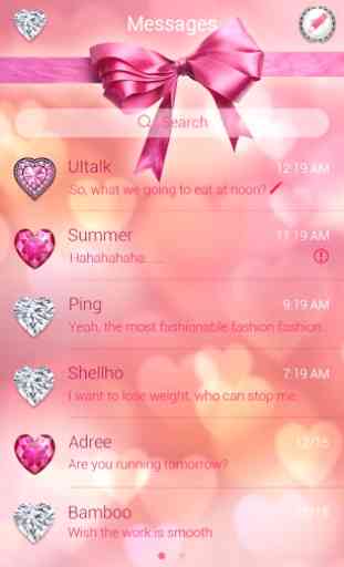 (FREE)GO SMS PRO VISIONS THEME 3
