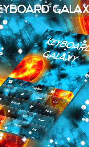 Galaxy Keyboard GO Theme 3