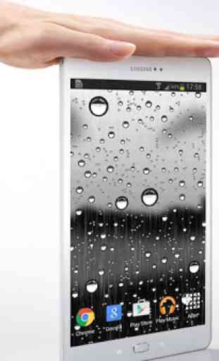 Glass Raindrops Live Wallpaper 2