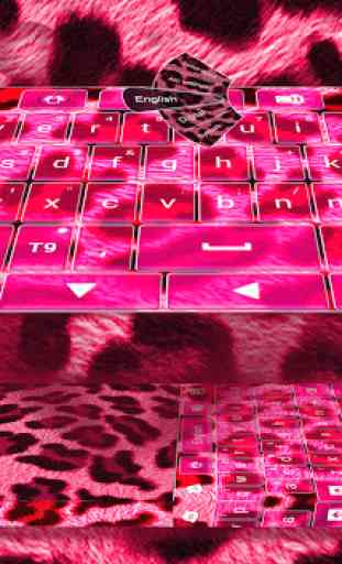 GO Keyboard Pink Leopard Free 2