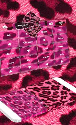 GO Keyboard Pink Leopard Free 3