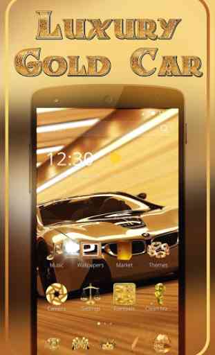 Gold Luxury Car Theme 2