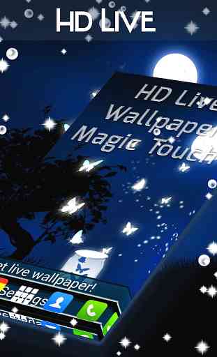 HD Live Wallpaper Magic Touch 2
