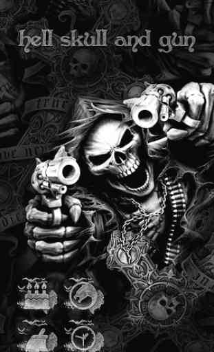Hell Skull and Gun Theme 1