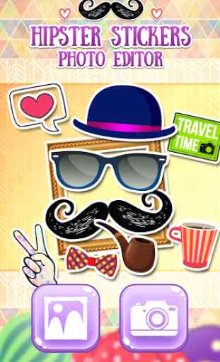 Hipster Stickers Photo Editor 1