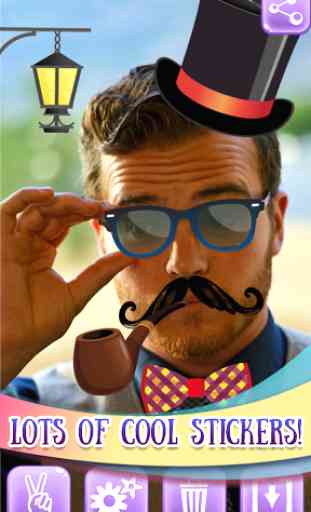 Hipster Stickers Photo Editor 2