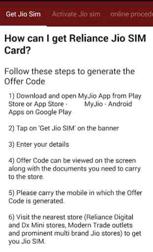 How to Get Free Jio Sim 1