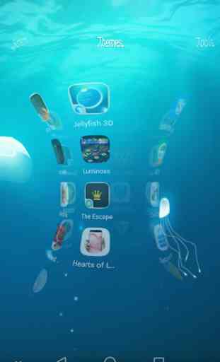 Jellyfish Hola 3D Theme 4