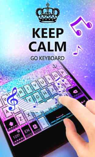 Keep Calm GO Keyboard theme 2