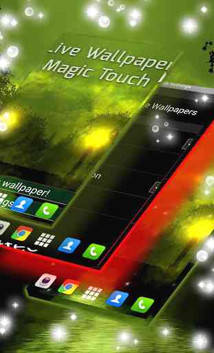 Live Wallpaper Magic Touch 2
