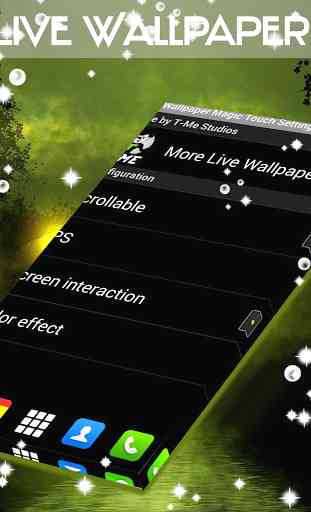 Live Wallpaper Magic Touch 3