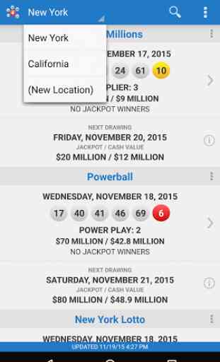 Lotto Results - Lottery Games 3