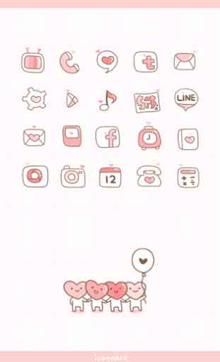 LOVE(Pink) icon theme 1