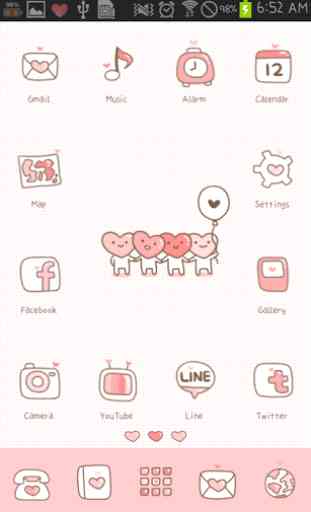 LOVE(Pink) icon theme 2