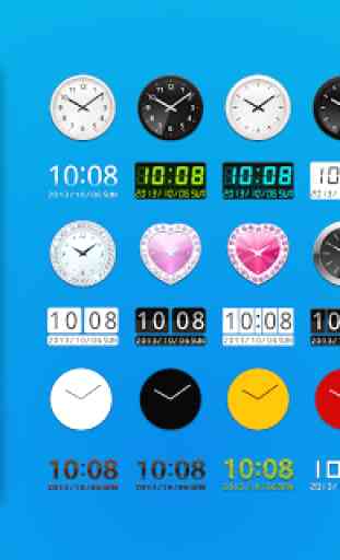 Me Clock widget-Analog&Digital 1