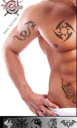 Men Tattoo Salon Photo Editor 2