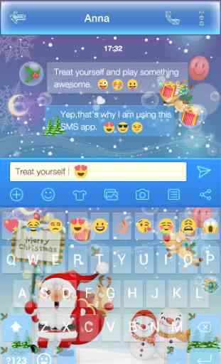 Merry Christmas emoji Keyboard 3