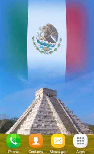 Mexican Flag Live Wallpaper 3