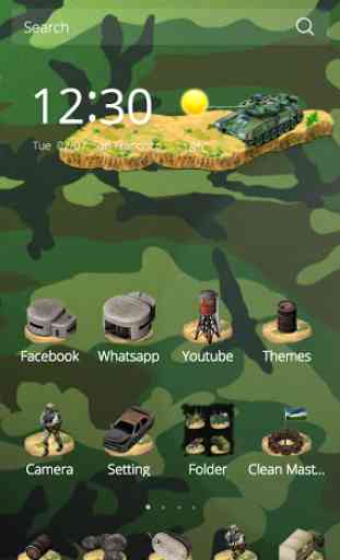 Military theme army icons pack 1