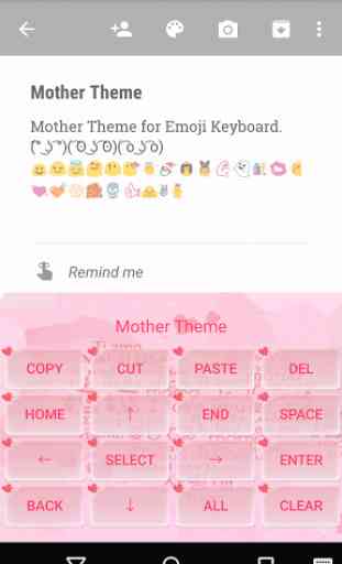 Mother's Day Keyboard Theme 4
