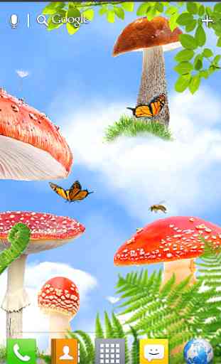 Mushroom HD Live Wallpaper 3