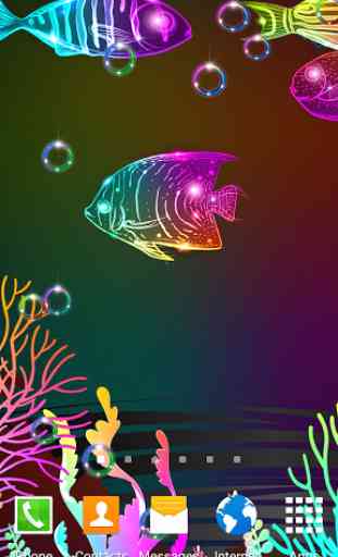 Neon Fish Live Wallpaper 3