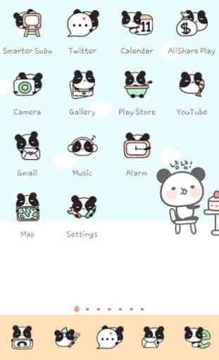 Panda Cafe icon theme 1