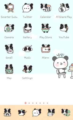 Panda Cafe icon theme 2